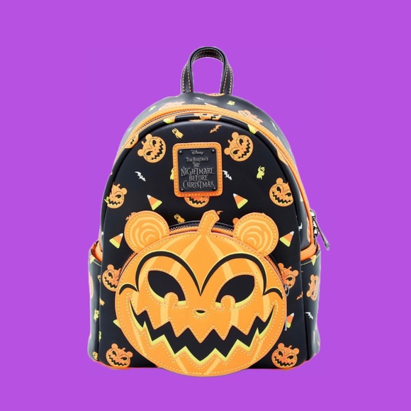 Loungefly The Nightmare Before Christmas Jack-o-Lantern Scary Teddy Backpack main image 4